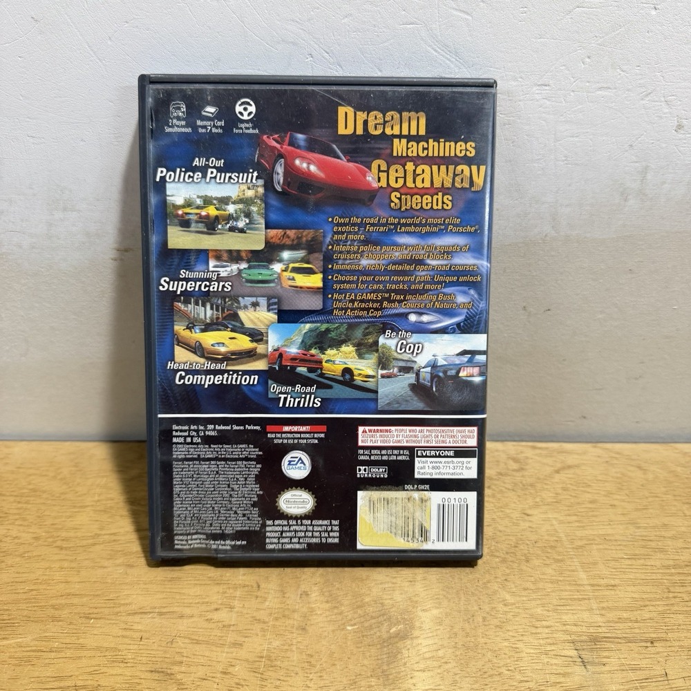 Need for Speed Hot Pursuit 2 Nintendo GameCube 2002 EA Games Racing Tested - Picture 2 of 4
